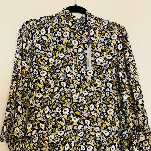 Rolla's Lizzy Elizabeth Meadow Floral Dress Black Size 12 / L Boho Casual NEW - Picture 4 of 16